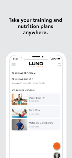 Lund Trainers Screen 3