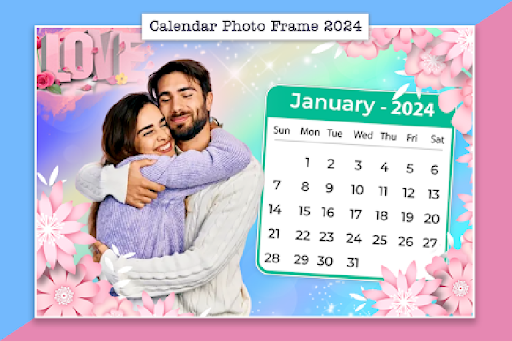 Android application Calendar photo frame 2024 screenshort
