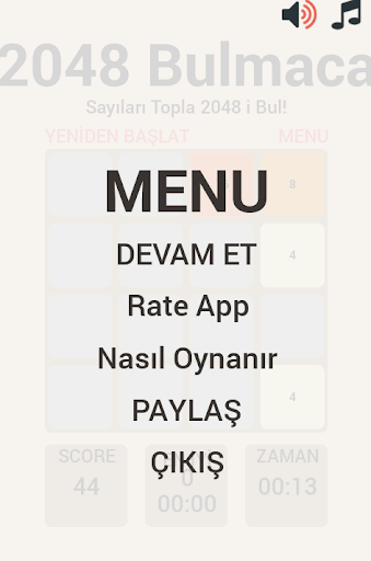 2048 Bulmaca Oyunu