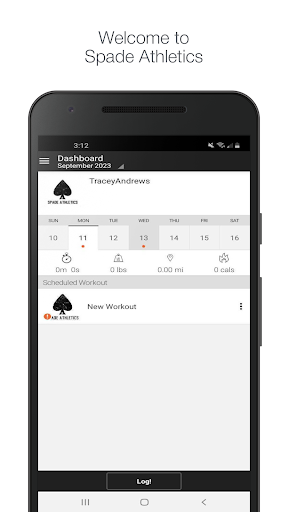 Android application Spade Athletics screenshort