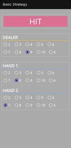 Basic Strategy for Black Jack