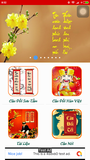 Câu Đối Hán Việt - Chữ Nho Screen 2