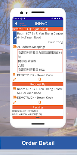 CagoApp for Driver Screen 3