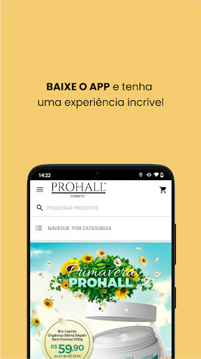 Android application Prohall Professional screenshort