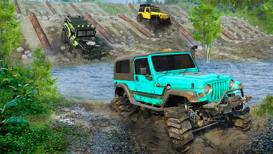 Jeep Racing Offroad Rally Race