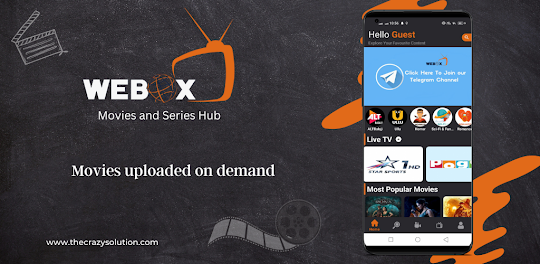WeBox - Movie & Series Hub!