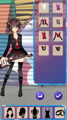 Anime Dress Up Love Kiss Games screenshot 4