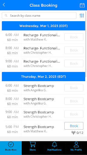 Revive Fitness Screen 2