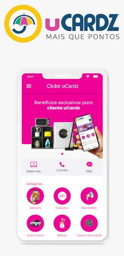 Android application Clube uCardz screenshort