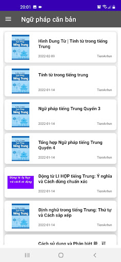 Ngữ pháp tiếng trung Screen 3