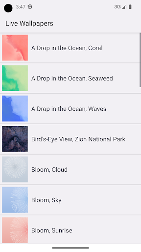 Live Wallpaper Picker Screen 3