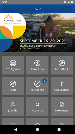 Android application Southeast Tourism screenshort