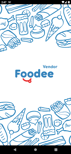 Android application Foodee Vendor screenshort