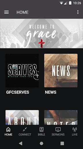 Android application Grace Fellowship Kingsport screenshort
