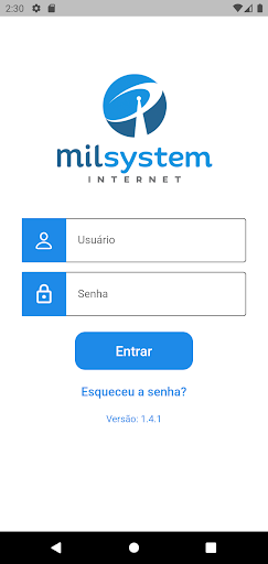Android application Milsystem Barrocas screenshort