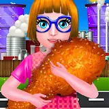 Crispy Chicken Factory - Factory Games for kids icon