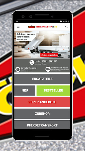 Android application Boeckmannshop24 screenshort