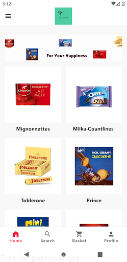 Android application moshtryati screenshort