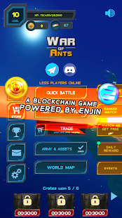 War of Ants - Blockchain Game Varies with device screenshots 1