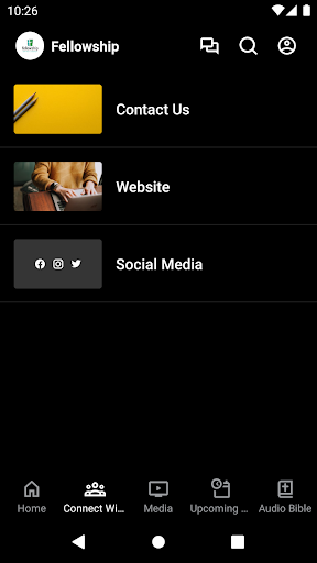 Fellowship Baptist Church App Screen 2