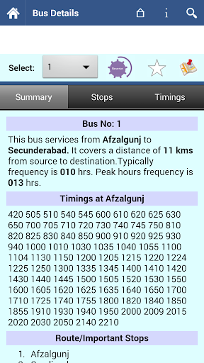 Hyderabad RTC Info Screenshot 2 - AppWisp.com