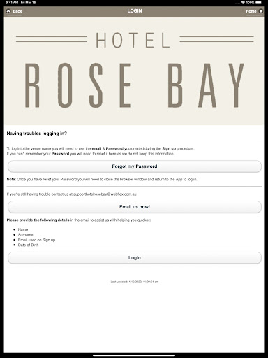 Hotel Rose Bay Screenshot