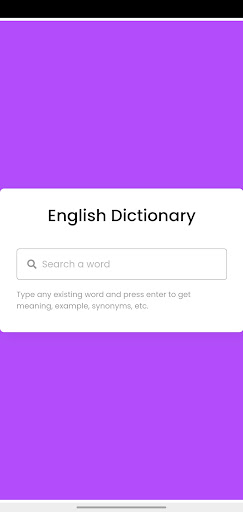 Foxtionary - A Dictionary Screen 2
