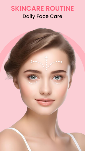 Android application Skin Care Routine Glowing Face screenshort