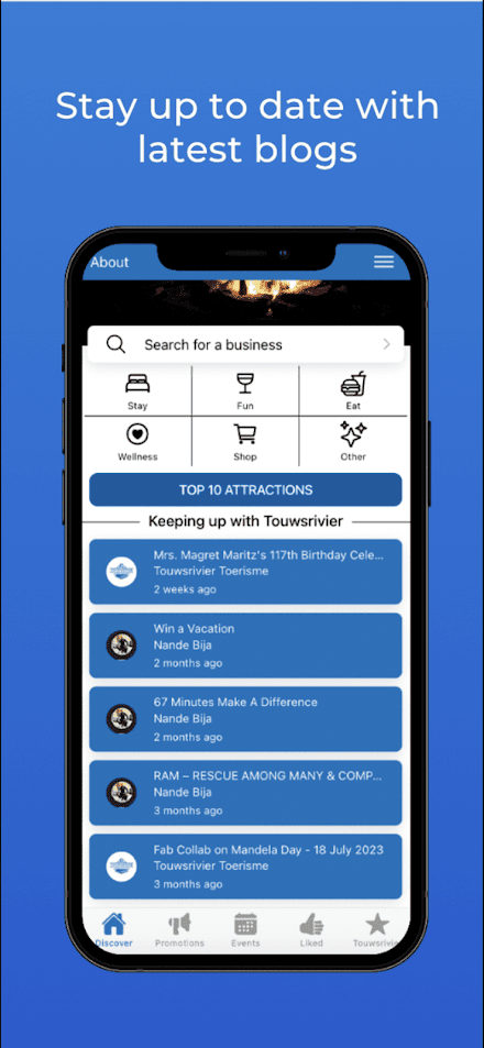 Touwsrivier Tourism Screen 3