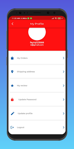 Android application Bigwelt Laundry App Demo screenshort