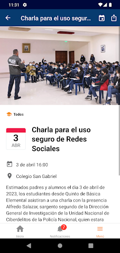 Colegio San Gabriel Screen 2