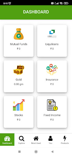 Android application EQUITY KNOCKS screenshort