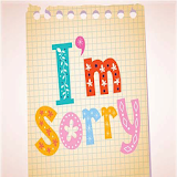 Sorry messages,images & SMS icon