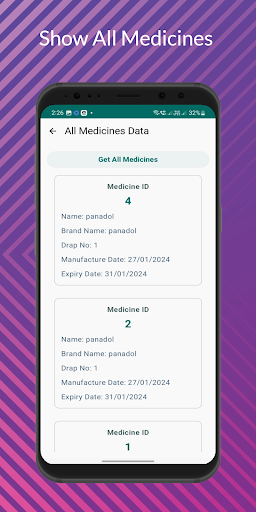 Android application MedVerify screenshort