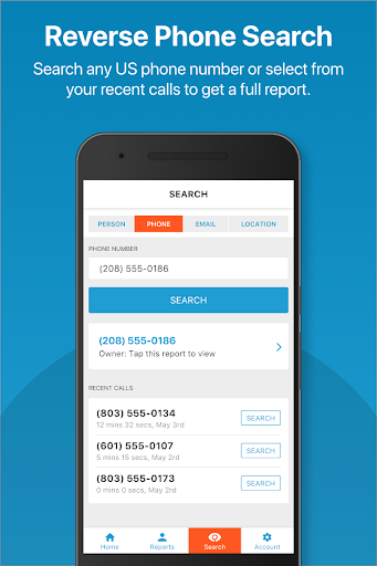 Reverse Phone Lookup Caller ID Screen 3