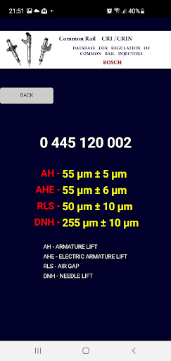 INJECTORS CRI-CRIN DEMO