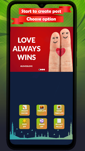 Android application Pixoonta Post(Poster Maker) screenshort