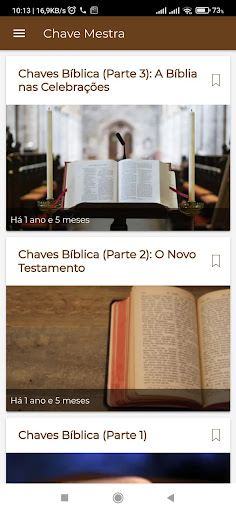 Android application Paróquia São Pedro Uberlândia screenshort