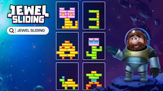 Jewel Sliding® - スライドパズル