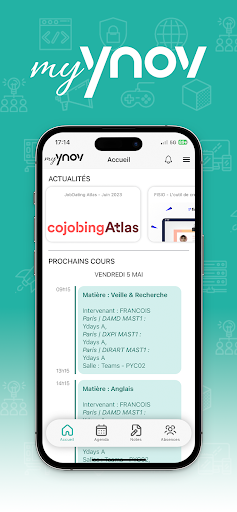 Android application myYnov screenshort
