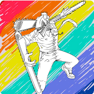 Chainsaw Man Coloring Book APK