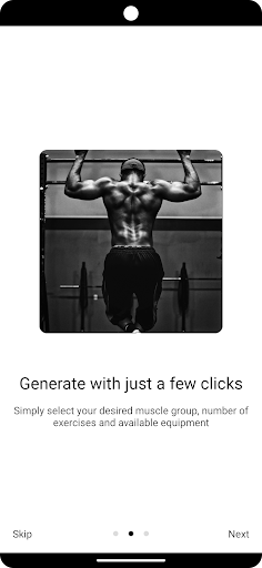 Workout Generator Screen 3