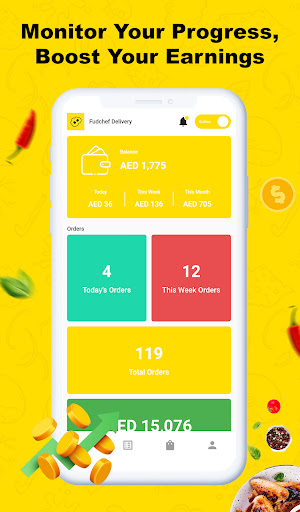 Fudchef Driver App Screen 3