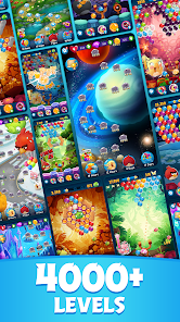 Angry Birds POP Bubble Shooter 3.106.0 Apk Mod (Gold/Life) poster-1