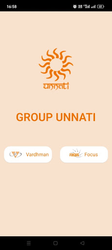 Android application Group Unnati screenshort