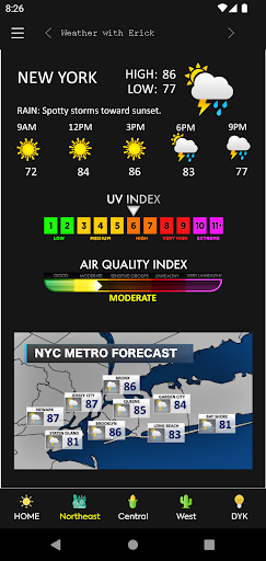 Weather with Erick Screen 2