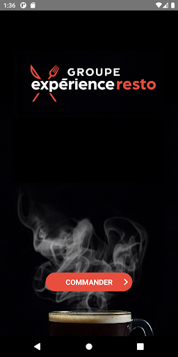 Android application Groupe Expérience Resto screenshort