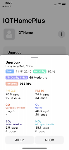 IOTHome Data Screen 2
