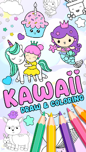 Livro para Colorir Kawaii