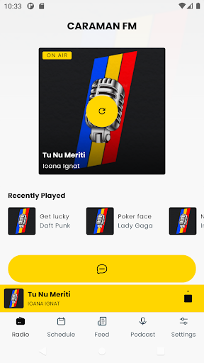 Android application CARAMAN FM screenshort